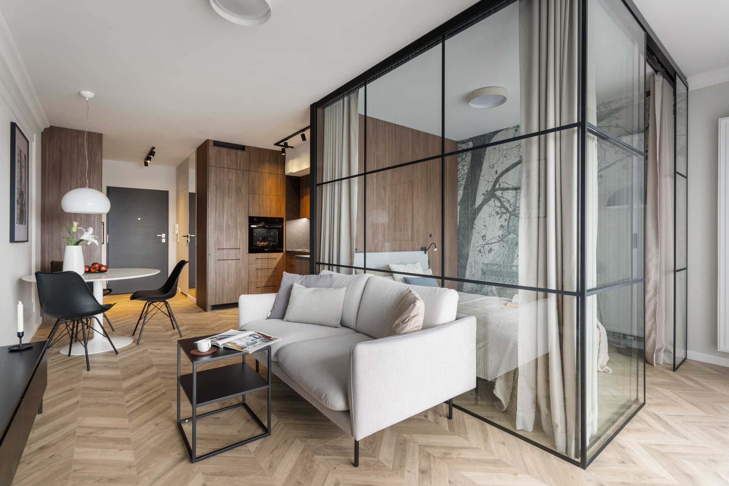 Modern 2-Room Apartment with Large Balcony near Lasek Marceliński
