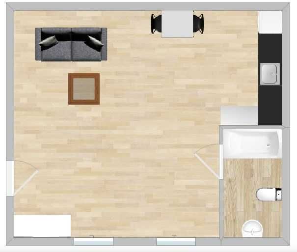 Small Studio Apartment Near Old Town Market