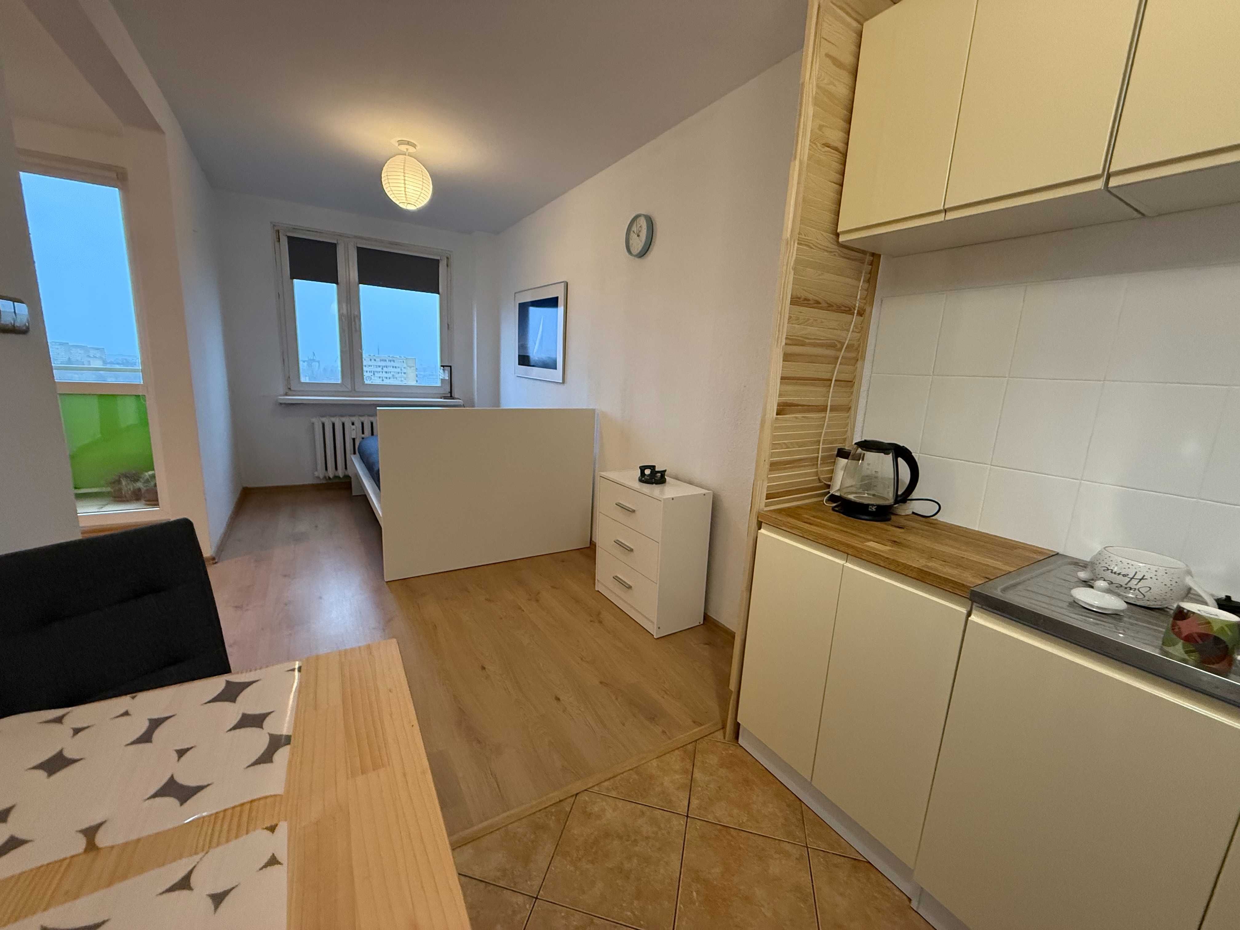 Небушеводың балконды 9-қабаттағы 32.5м² студиялық пәтері