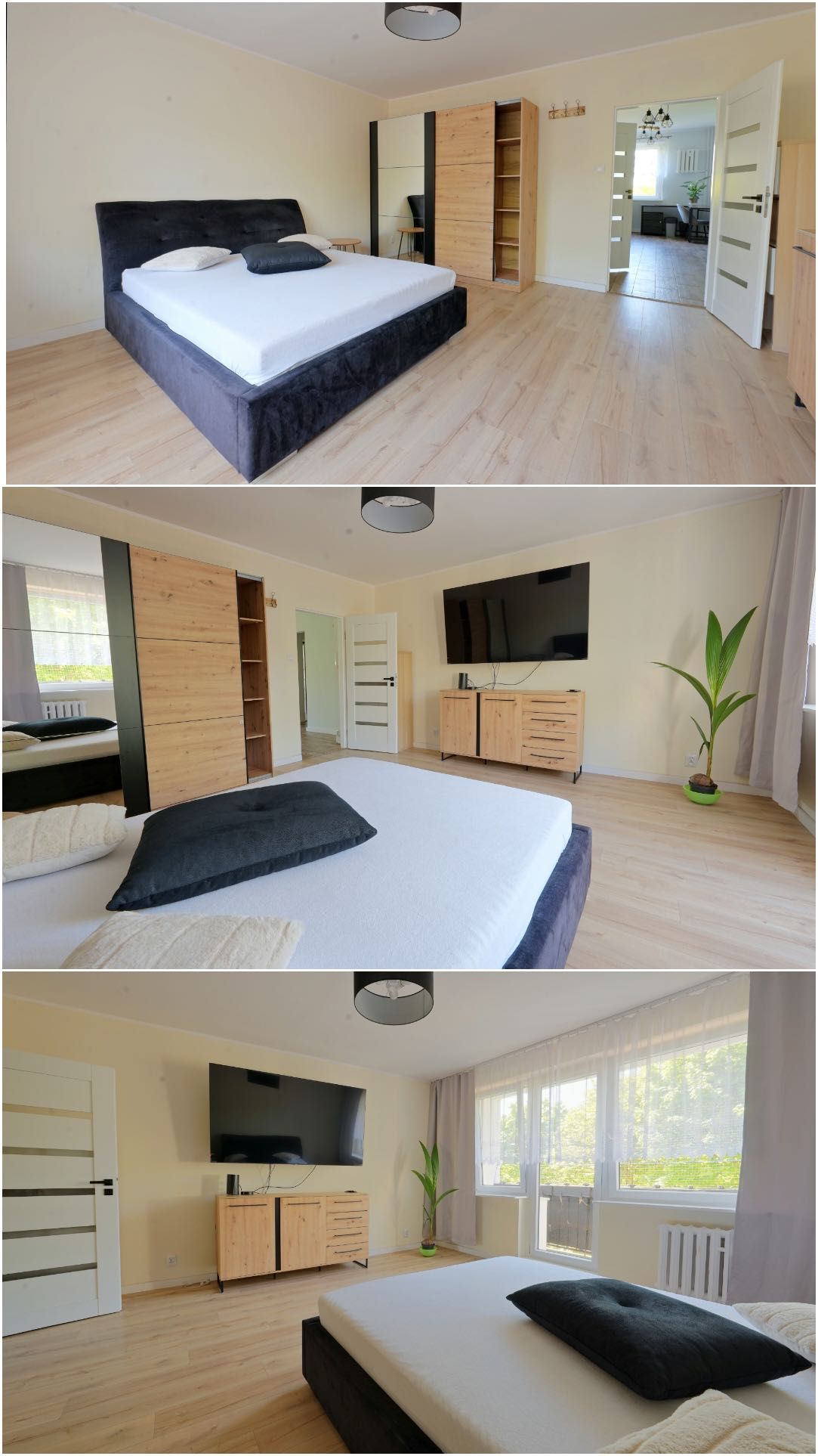 Comfortable 1-2 Person Room in Central Gdańsk with Balcony and Modern Amenities