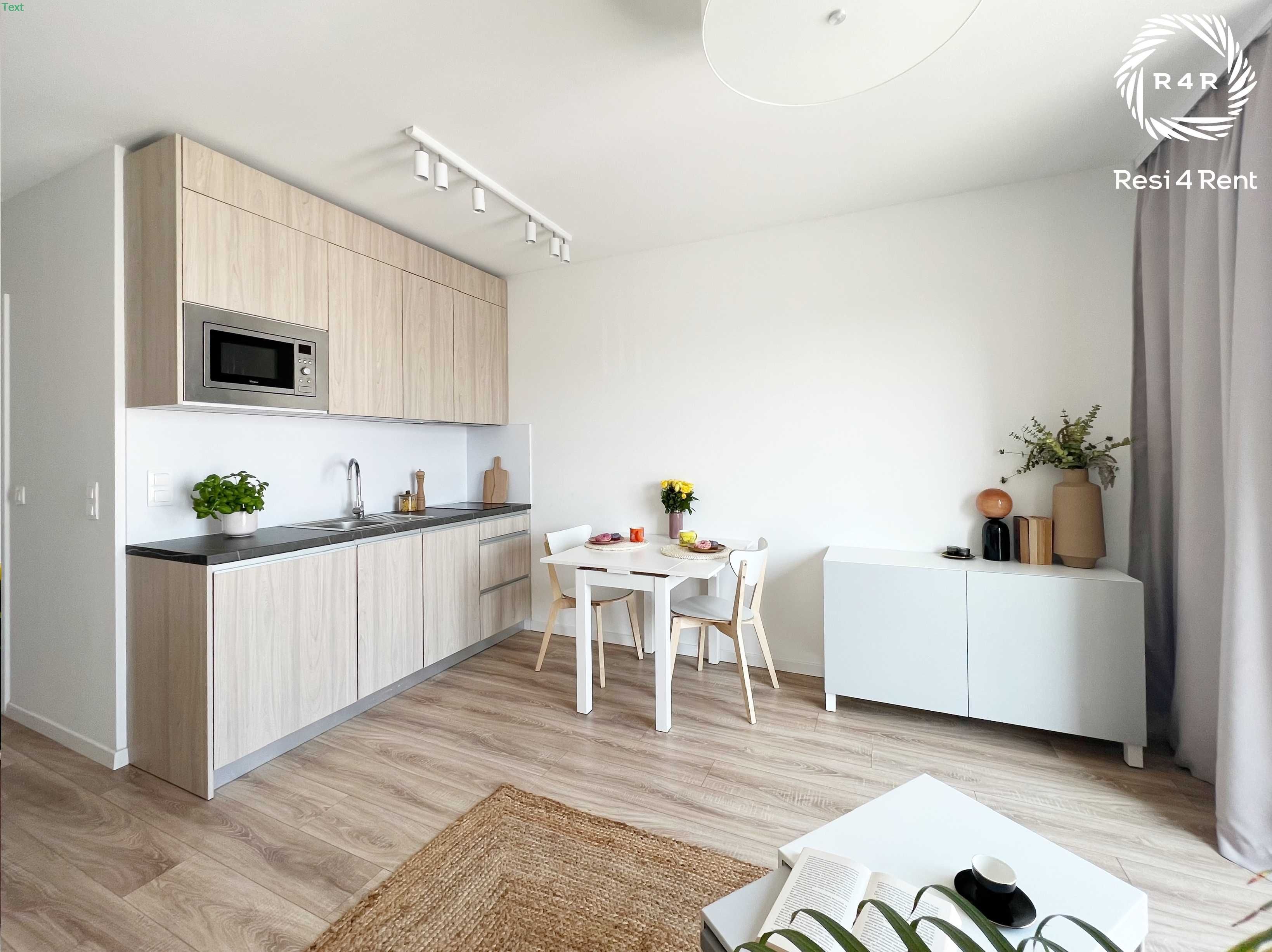 Modern Studio Apartment in Gdańsk-Przymorze with Balcony and Kitchenette