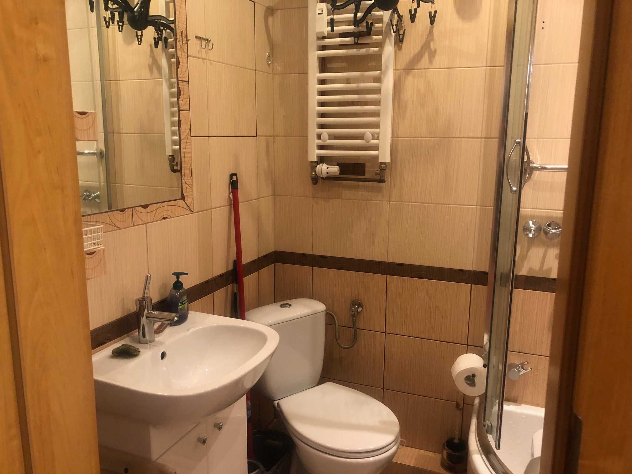 34м² Бөлек жатқа бөлмесі және үлкен балконы бар студиялық пәтер