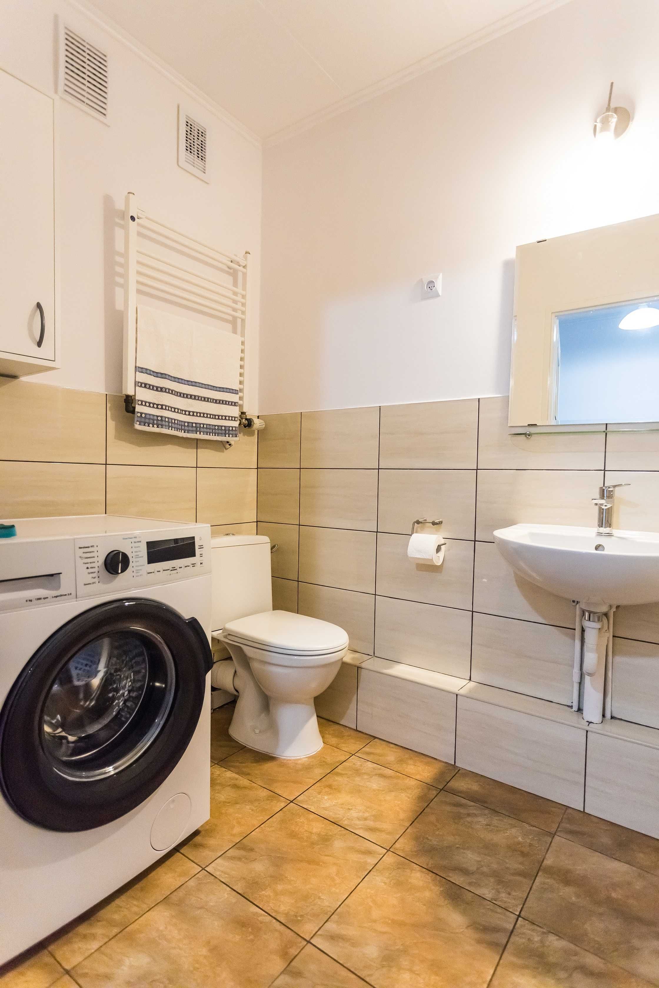 35м² Студиялық пәтер Гродзиск Мазовецкиде, Бірінші қабат, Балкон және жертөле