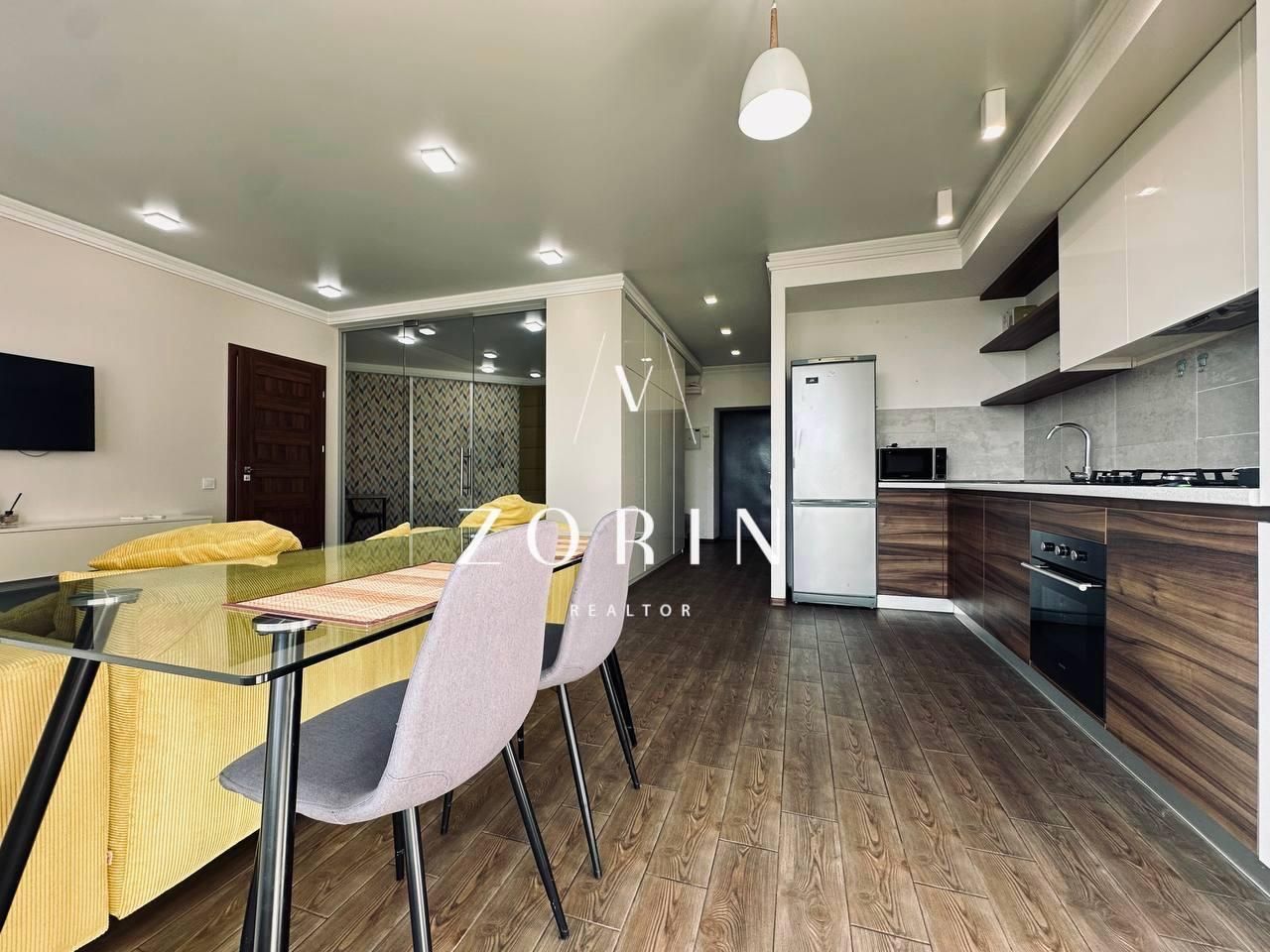3-room apartment in Zhukovsky Complex, 80m², 6th floor, with designer renovation