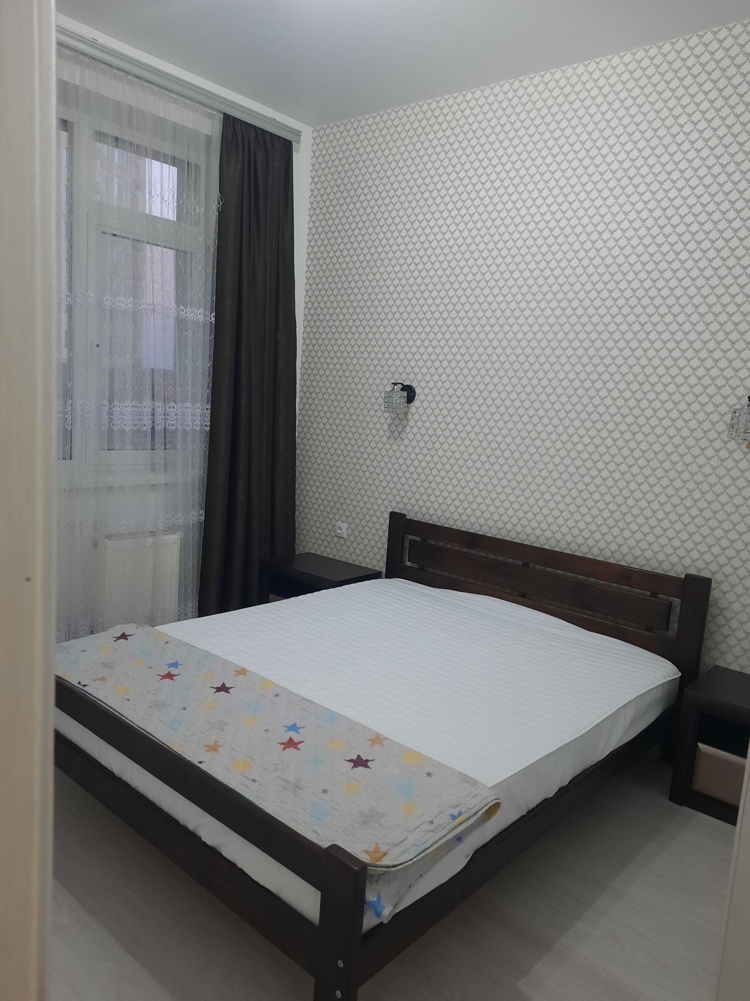 Euro Two-Room Apartment in 21st Pearl Complex, Tairova Area