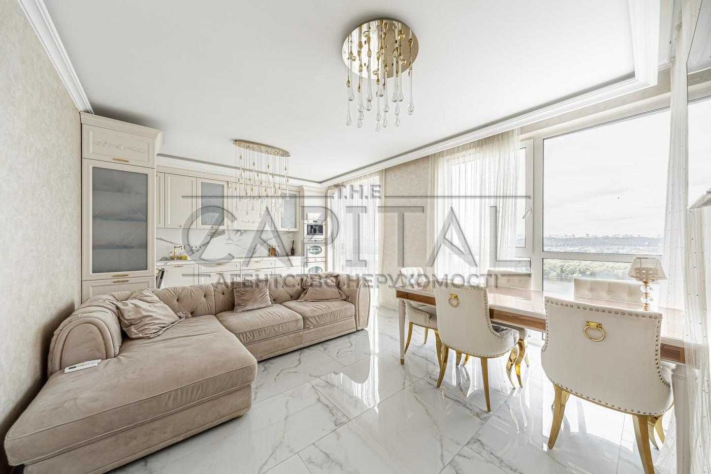Spacious 3-Bedroom Apartment with Panoramic Dnipro River View