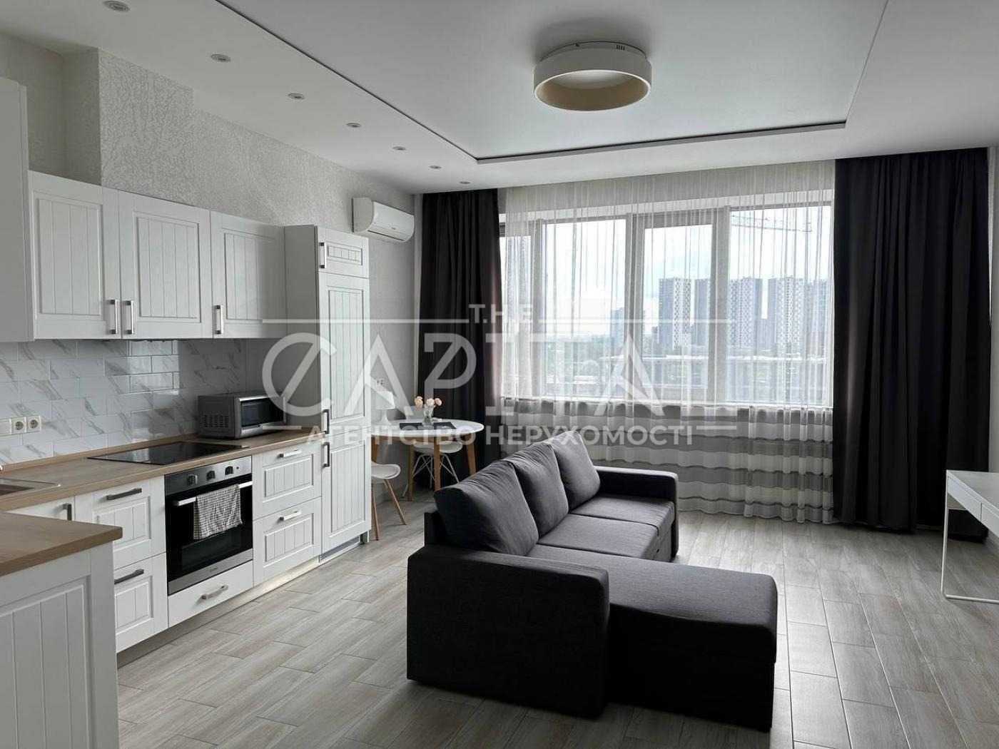 Comfortable 2-room apartment in River Stone complex, Poznyaki area