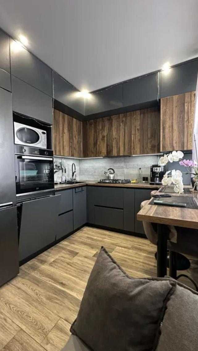 1-Bedroom Apartment with Designer Renovation in Amsterdam Complex, Bilogorodka