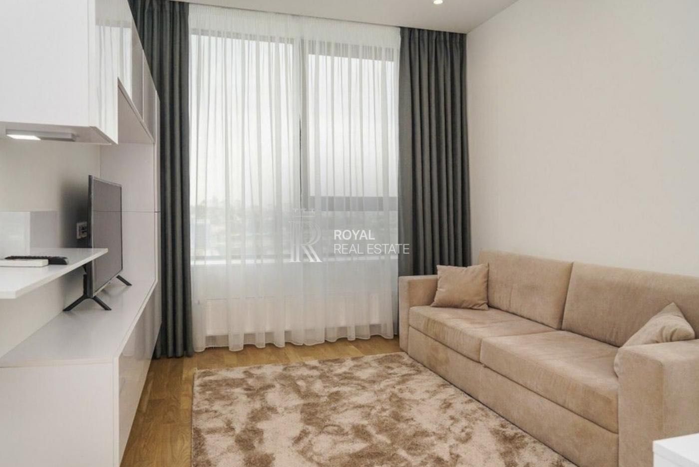 Modern 2-room apartment in Kyiv's Tetris Hall complex