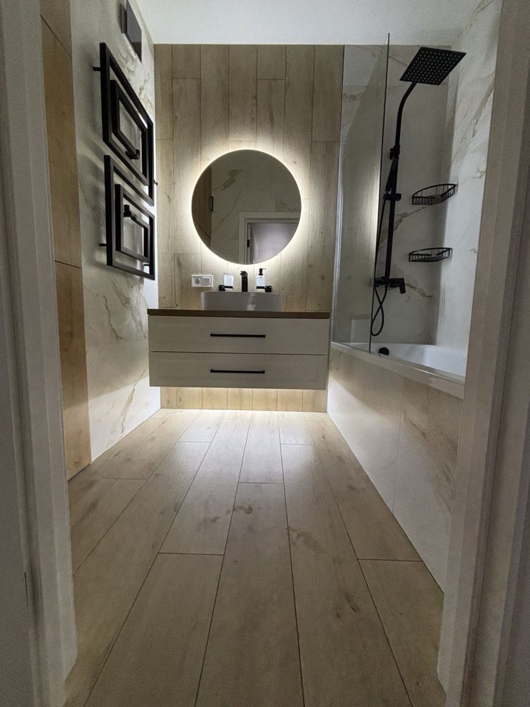 2-Room Apartment with Designer Interior, Balcony, and Modern Amenities