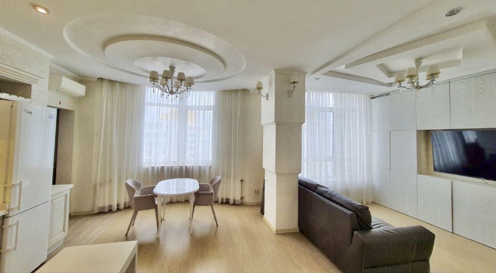 Spacious apartment with good repair, separate bedroom, fully furnished