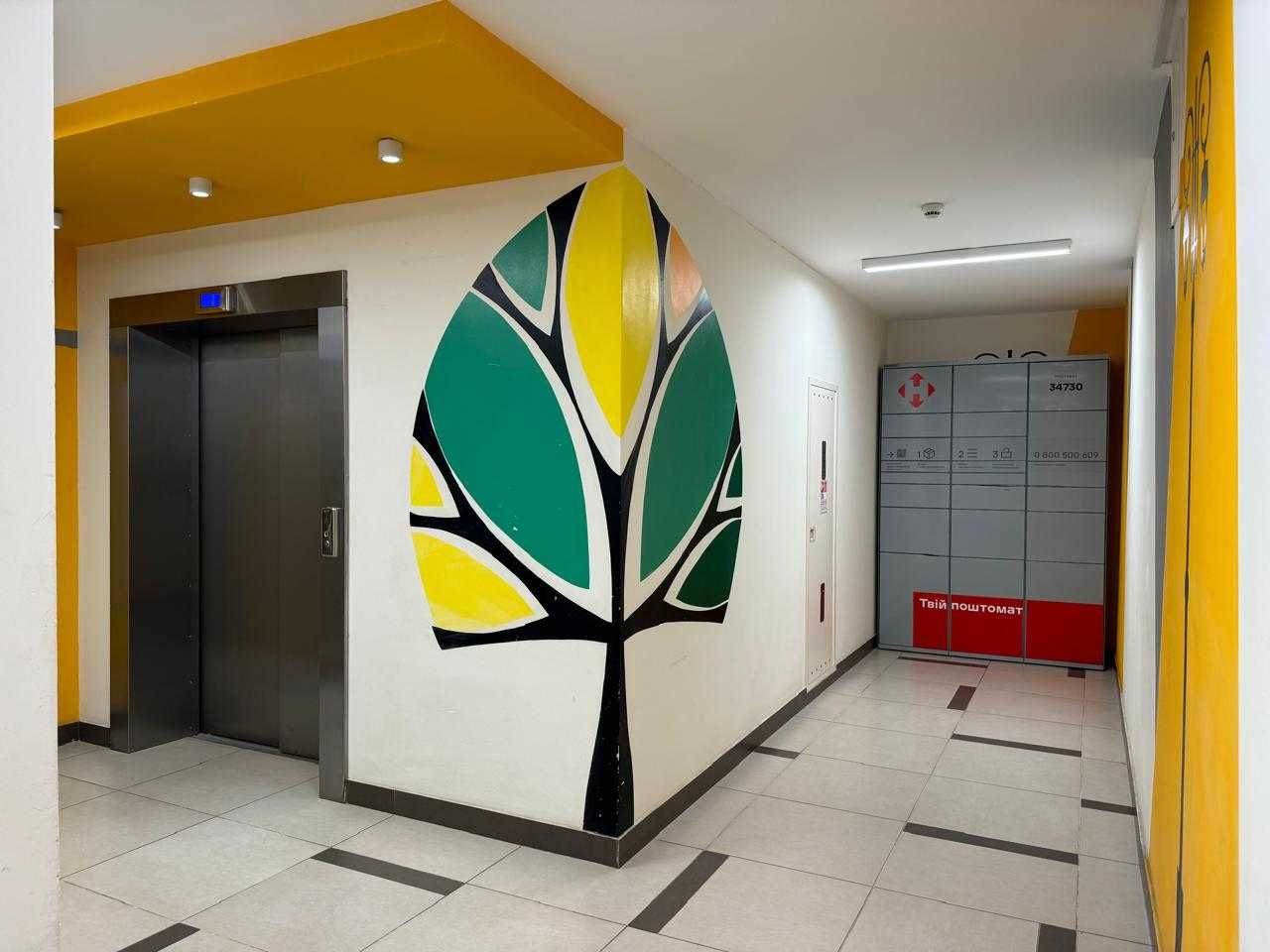 Two-level apartment in Nivki Park complex, near metro, with designer renovation
