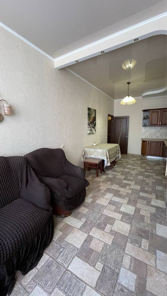 2-Room Apartment Near Sea with Supermarket and Transport
