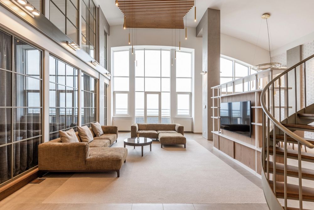 VIP 3-bedroom duplex apartment with panoramic Dnieper view