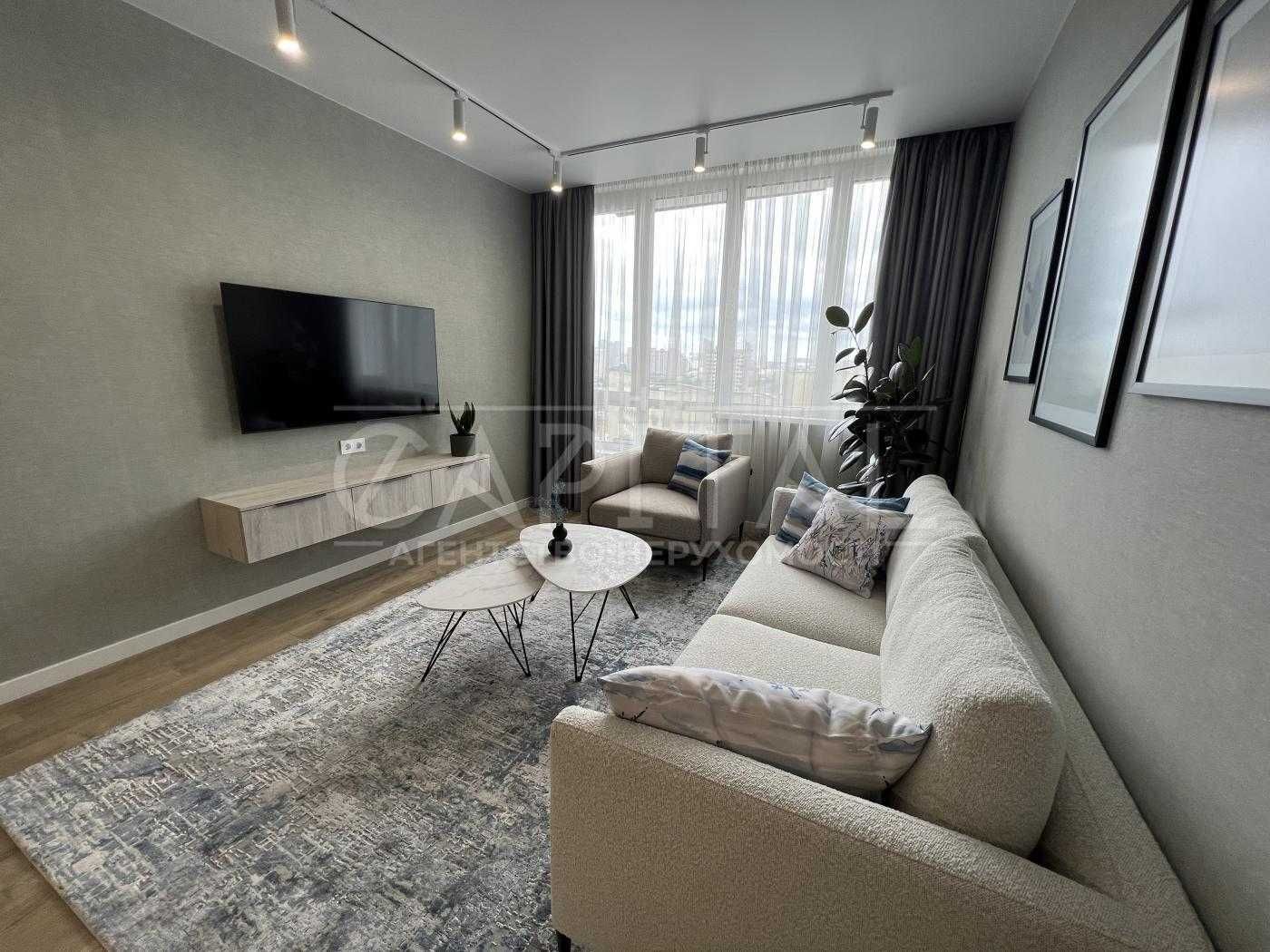 Spacious 68 m² Apartment in Novopecherska Tower Complex with Modern Design