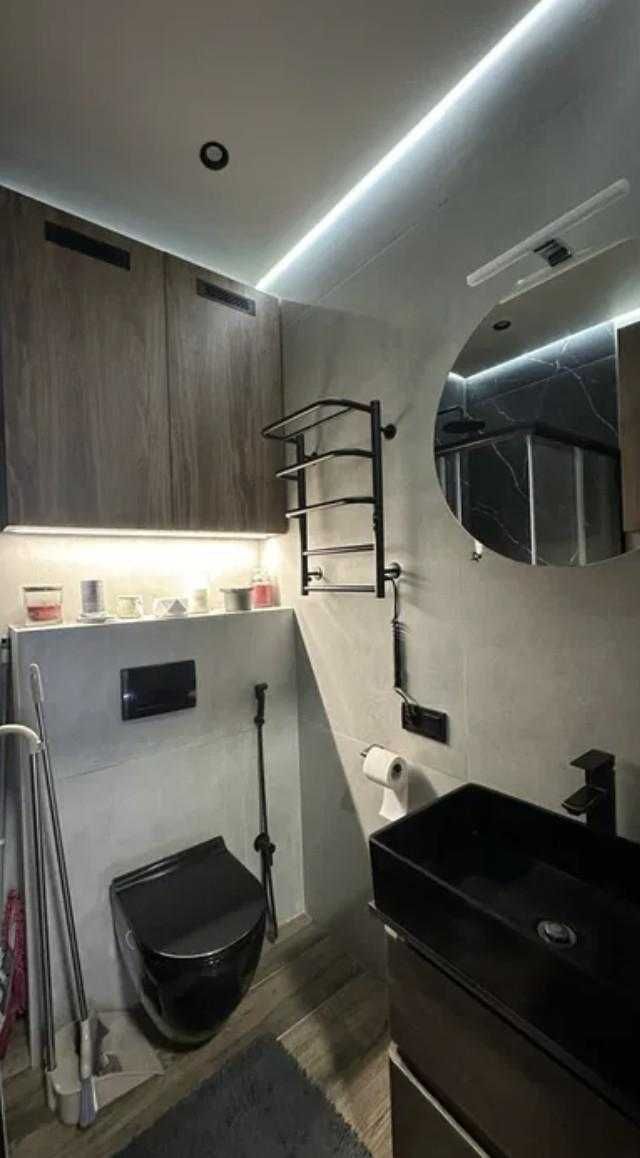 1-Bedroom Apartment with Designer Renovation in Amsterdam Complex, Bilogorodka