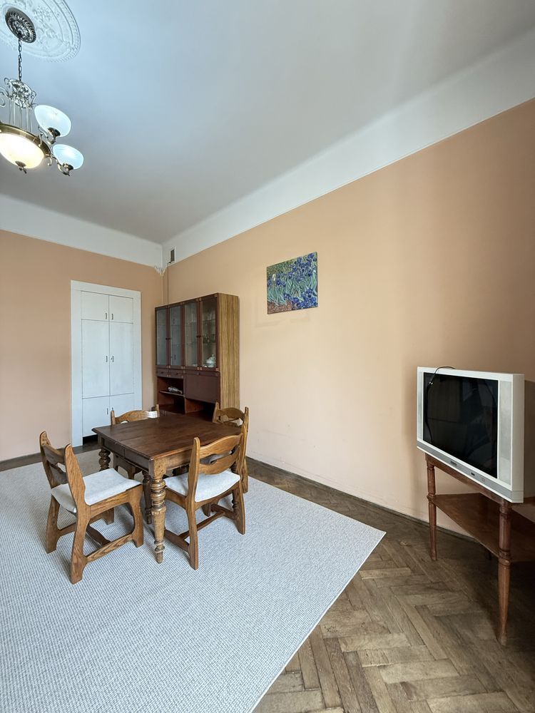 Spacious 3-Room Apartment in Historic Lviv Center with Authentic Austrian Building Features