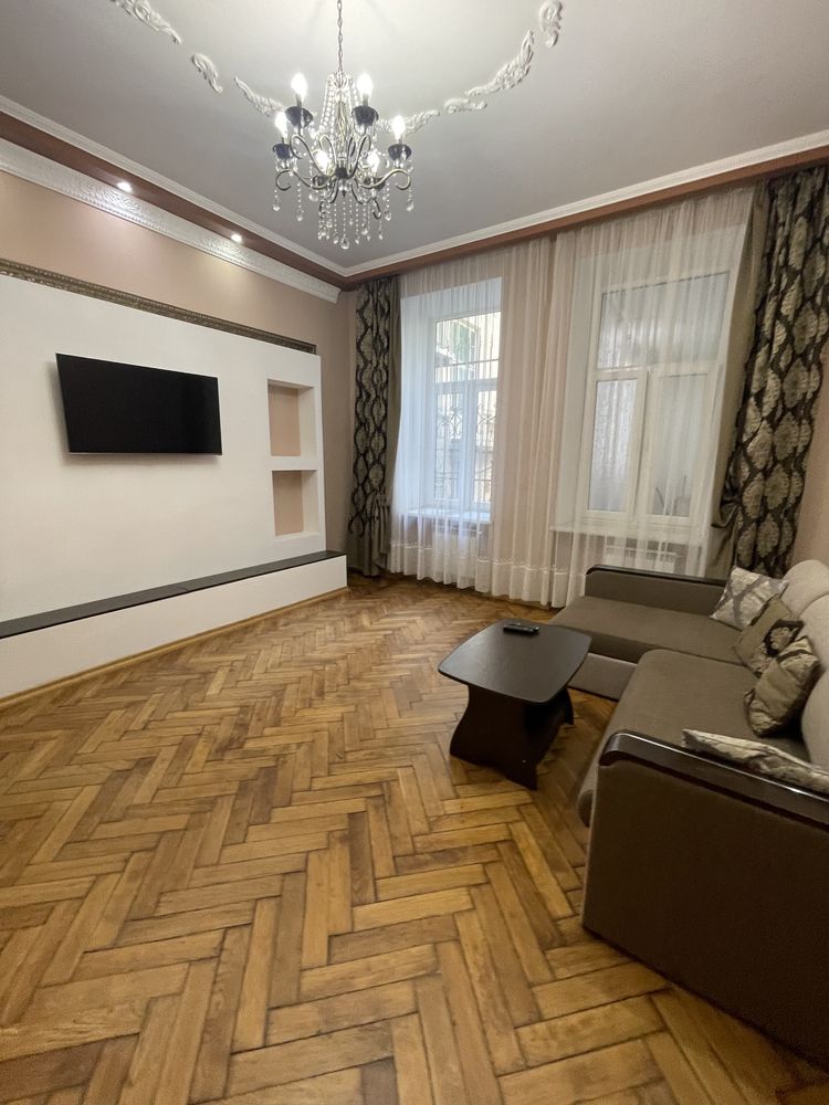 2-Room Apartment in City Center, Polish Brick Building with Eurorepair
