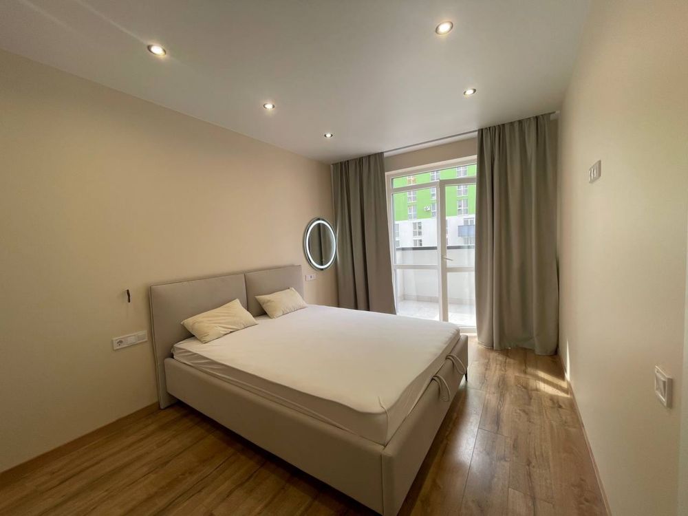 1-Room Stylish Apartment in New Building with Balcony