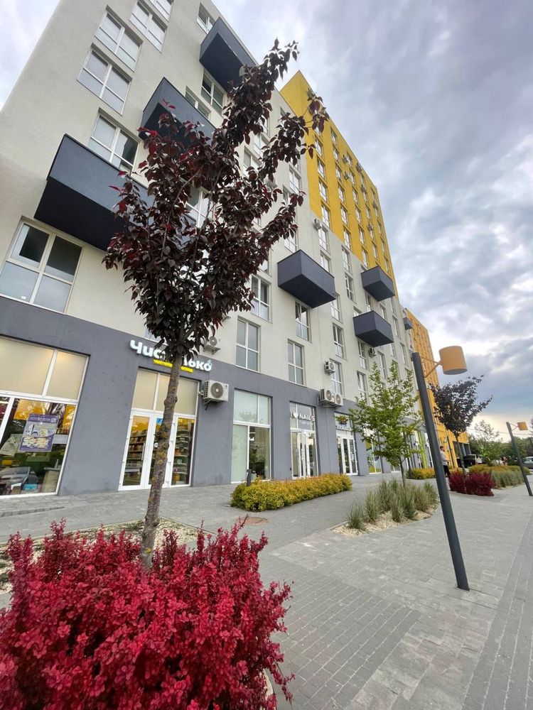 1-Room Stylish Apartment in New Building with Balcony