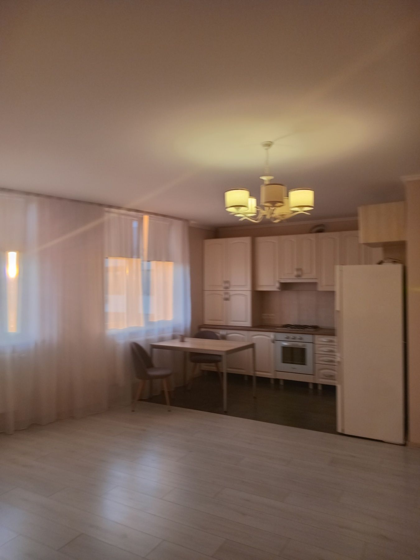Stylish 2-room apartment with city view in River park complex