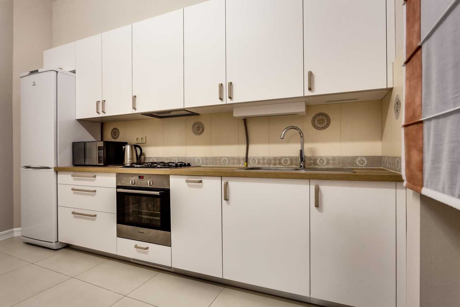Two-room apartment in city center with designer renovation