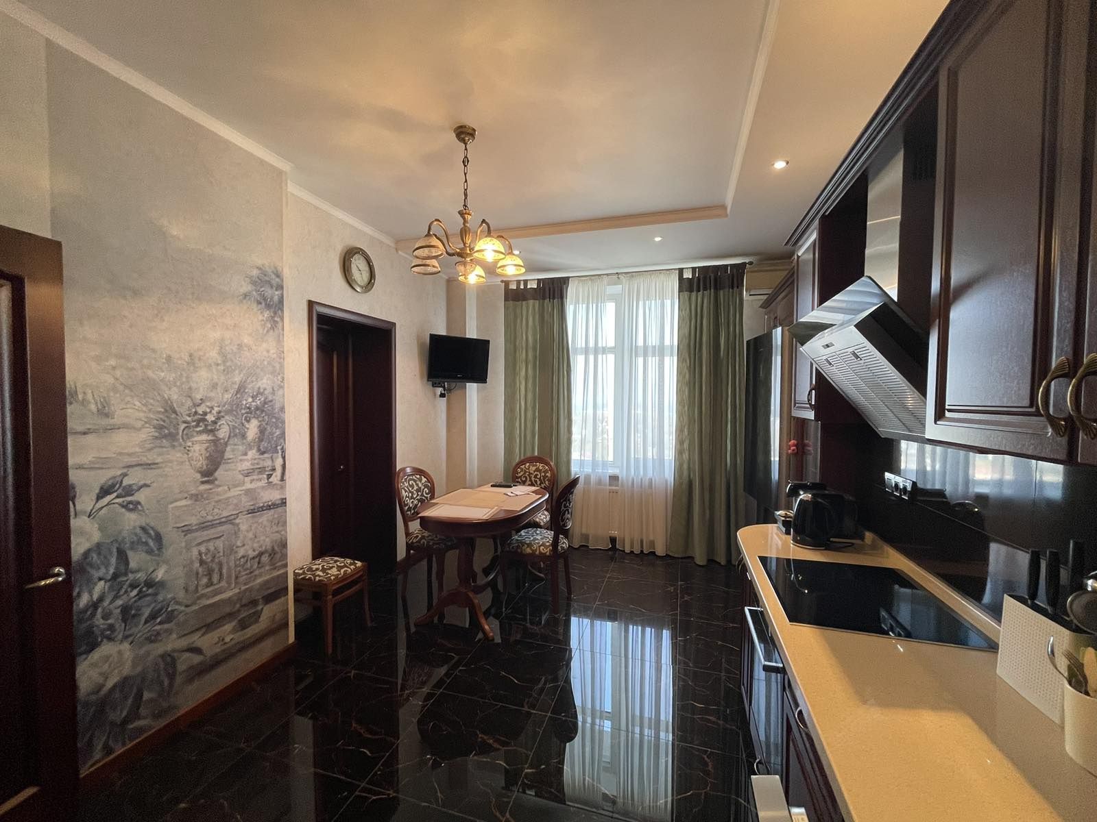 3-Room Apartment with Sea and City View in Galitsky Complex