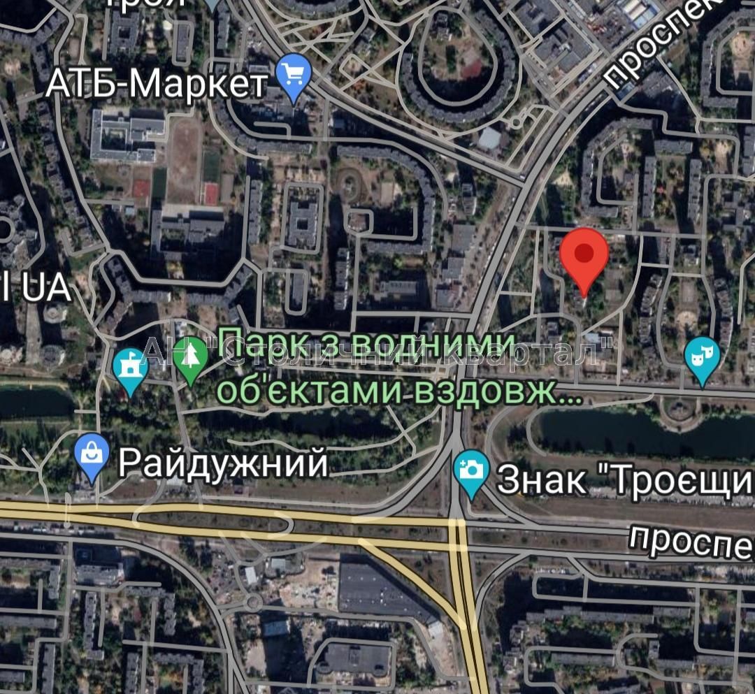 Two-room apartment on Red Kalyna Avenue, Troieshchyna area