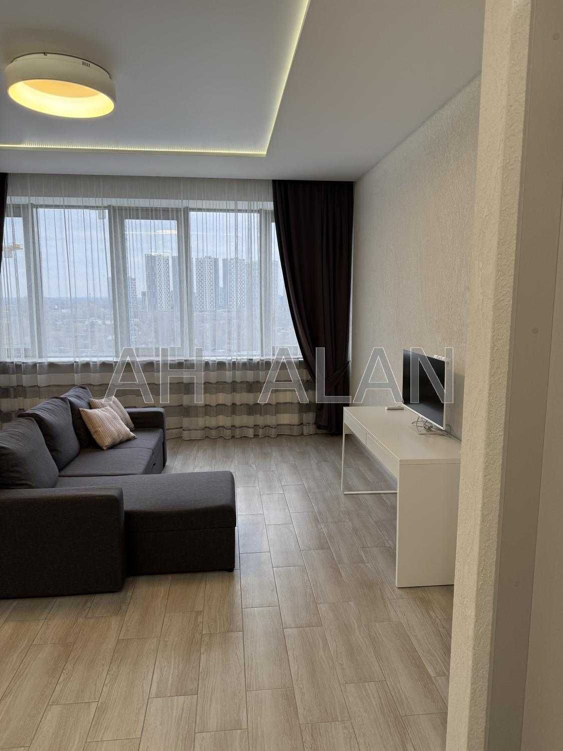 2-комнатная квартира с евроремонтом рядом с метро Осокорки, ЖК RiverStone