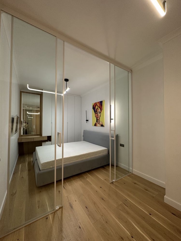 Modern Apartment in Chkalov Tower Complex with City View