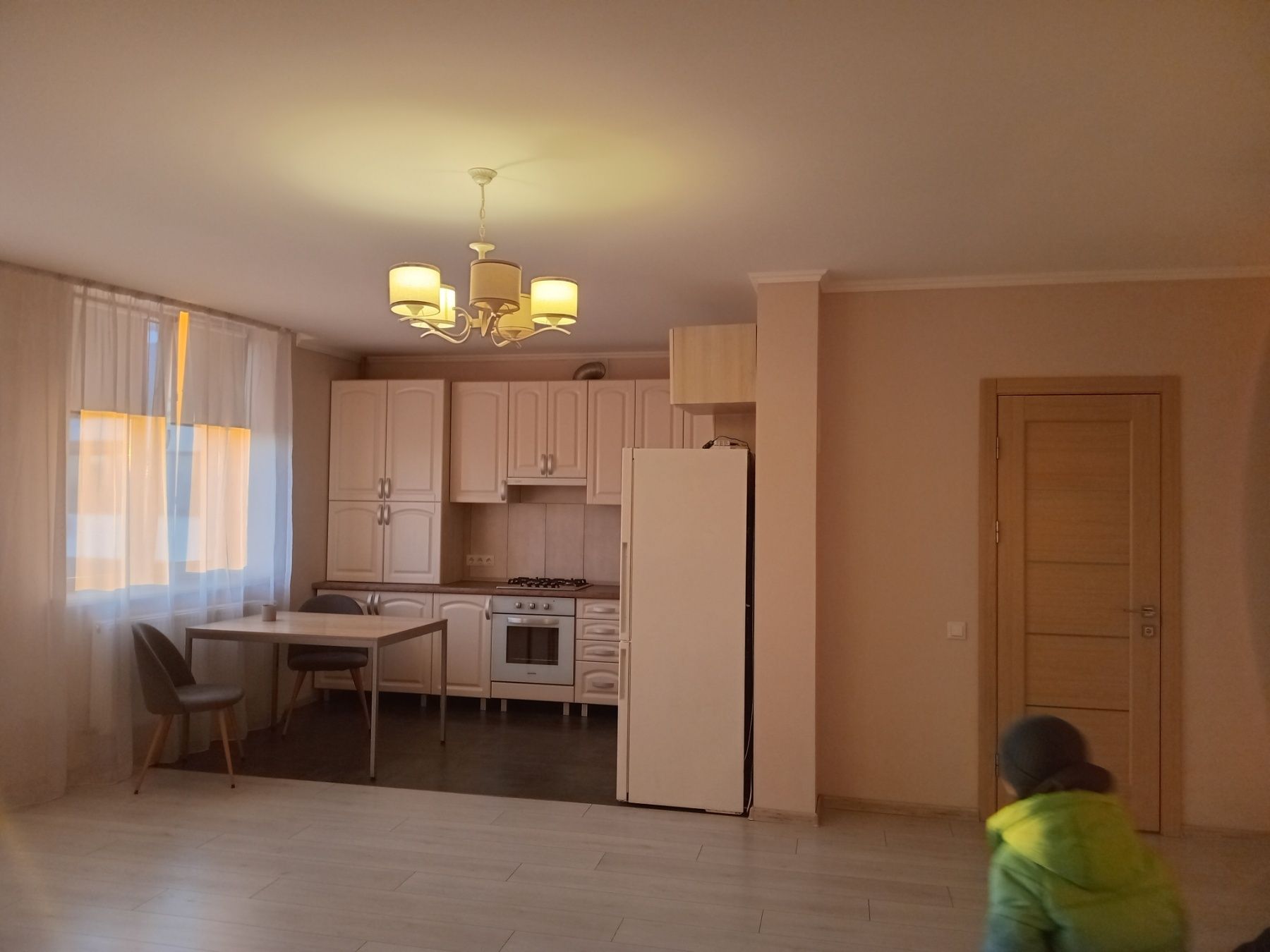 Stylish 2-room apartment with city view in River park complex