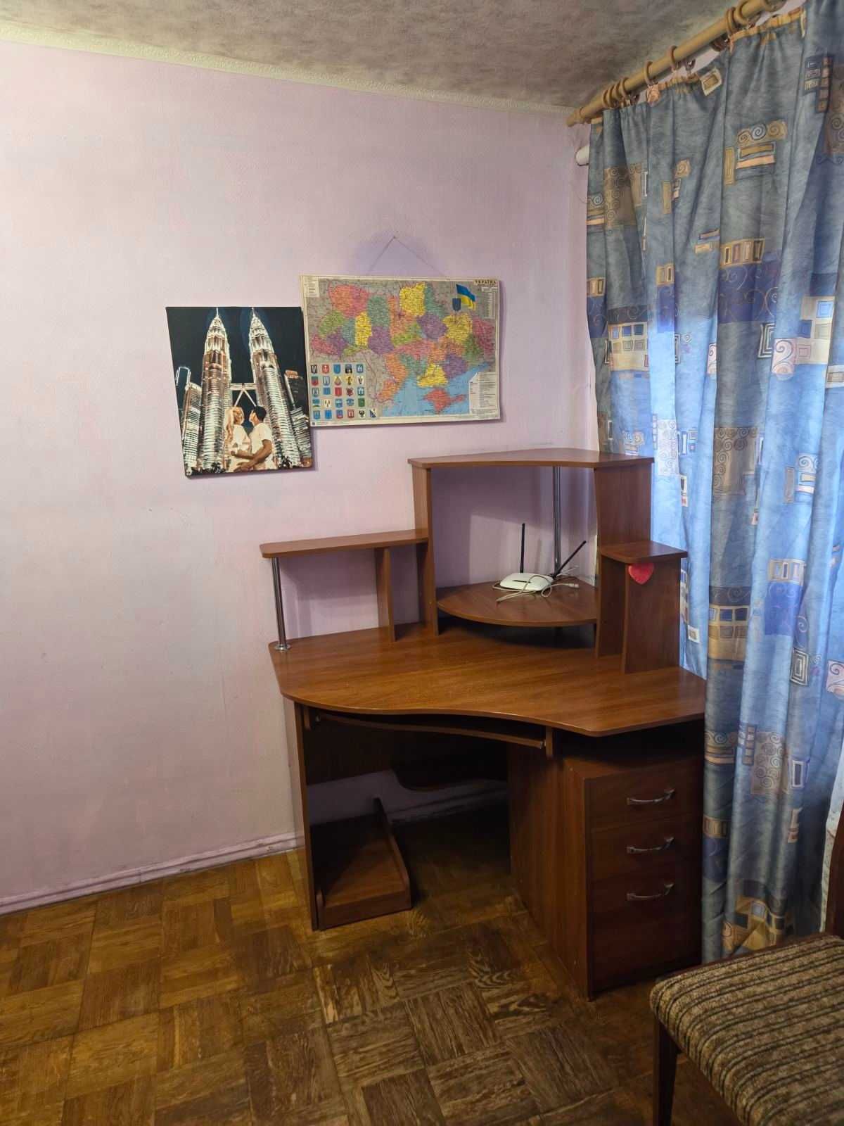 2-Room Apartment in Brick Building, Near Metro and Shopping Centers