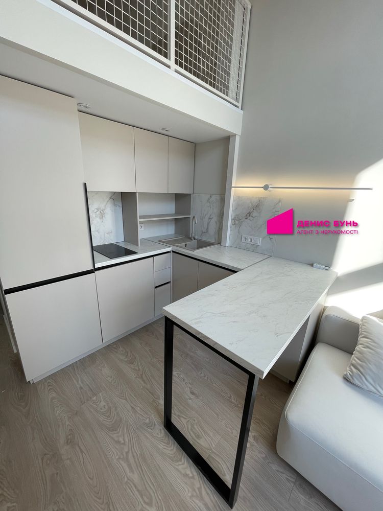 1-Room Studio Apartment with Mezzanine