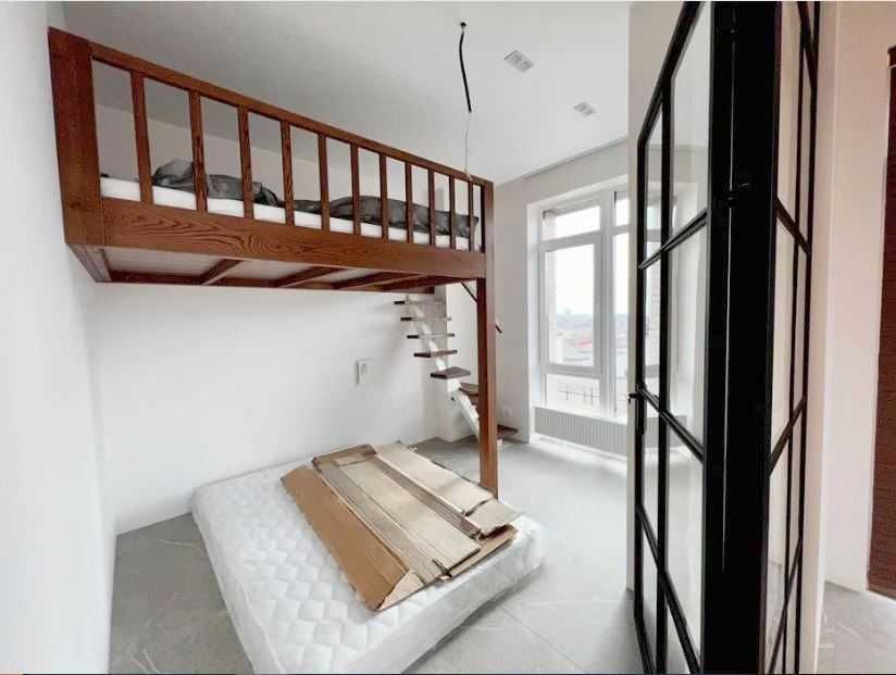 Two-bedroom apartment with terrace in Prostranstvo complex