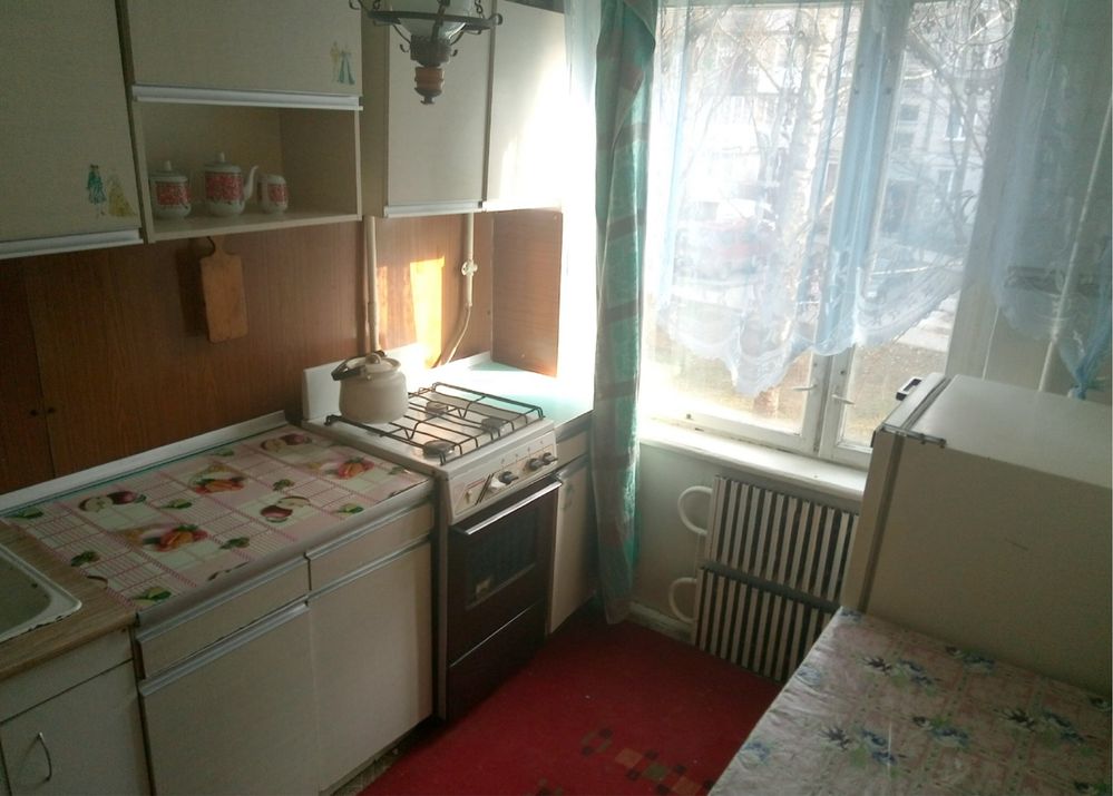 One-room apartment with central heating in a good living condition