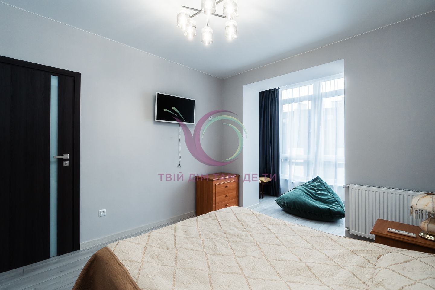 1-Bedroom Apartment with Panoramic Windows and Insulated Loggia