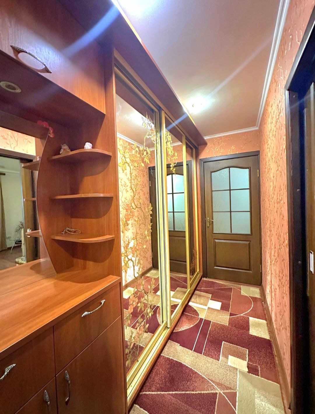 Modern apartment with separate rooms near transport
