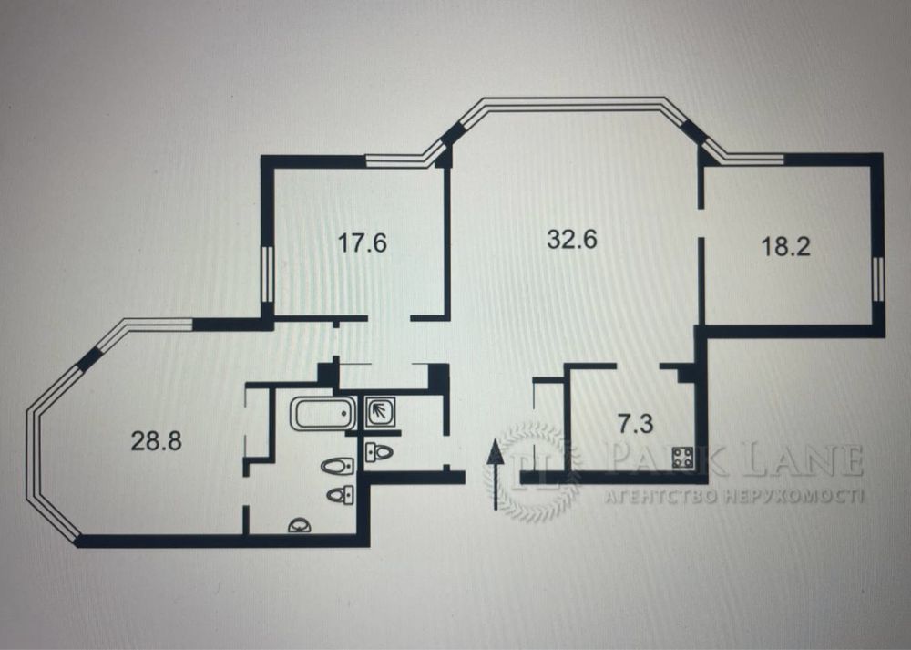 Spacious 4-room apartment with panoramic Dnipro view in Pechersk district