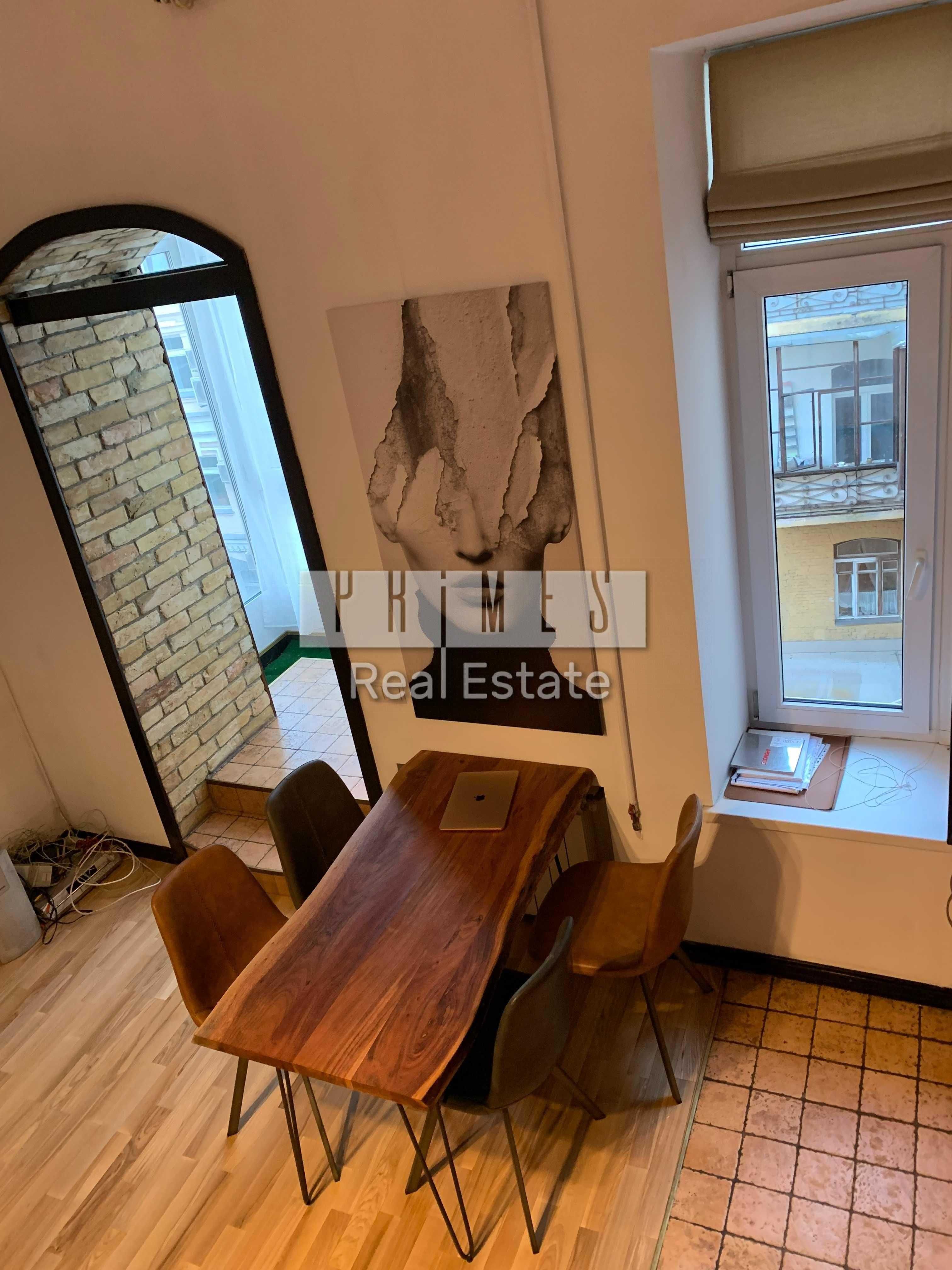 3-Room Designer Apartment in Historic Kyiv Center
