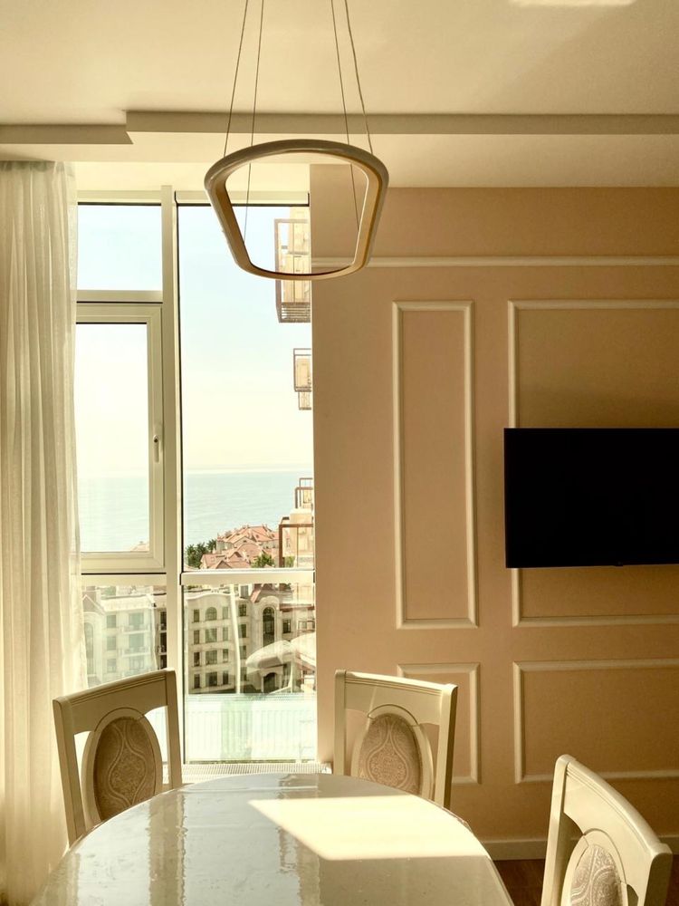 Sea View 2-Bedroom Apartment at French Boulevard, 9th Pearl Complex