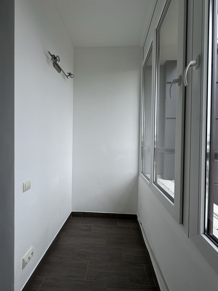 One-bedroom studio apartment with separate sleeping area