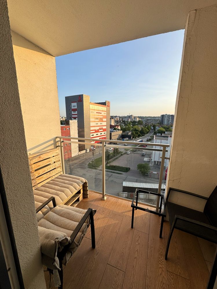 1-bedroom apartment with kitchen-living room in new building