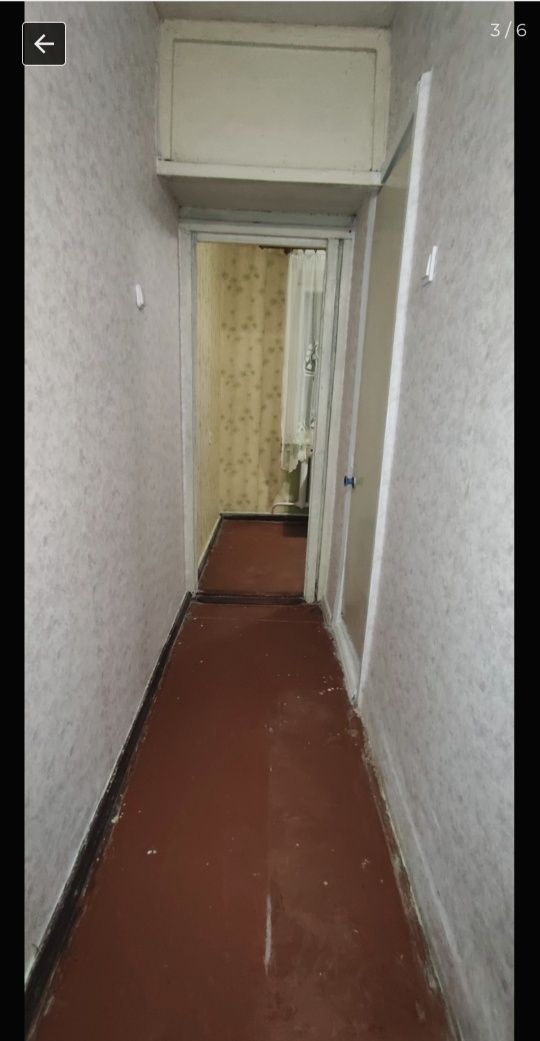 Apartment in Bilyaev district with boiler, partial furniture, refrigerator, cosmetic repair