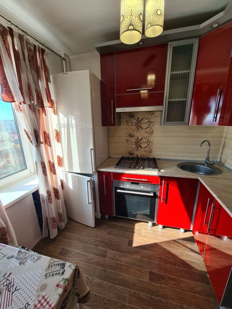Comfortable 1-room apartment in Soborne Street, brick building, fully furnished