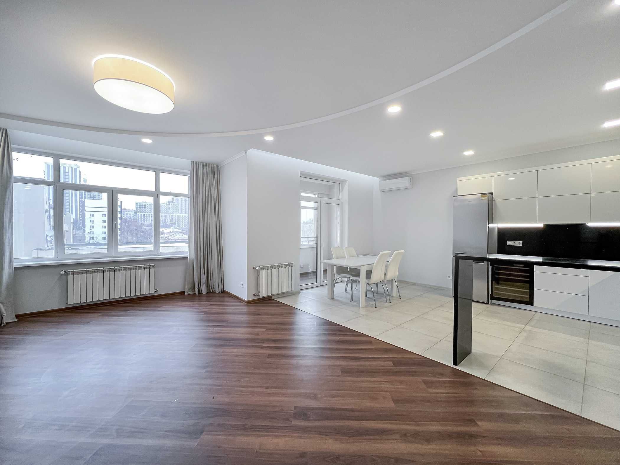 Spacious 122 m² apartment in Nobel Homes complex, center of Kyiv