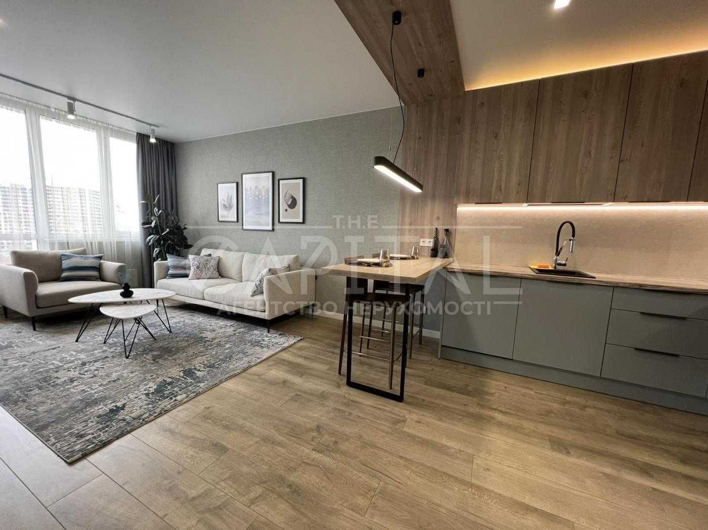 Spacious 68 m² Apartment in Novopecherska Tower Complex with Modern Design