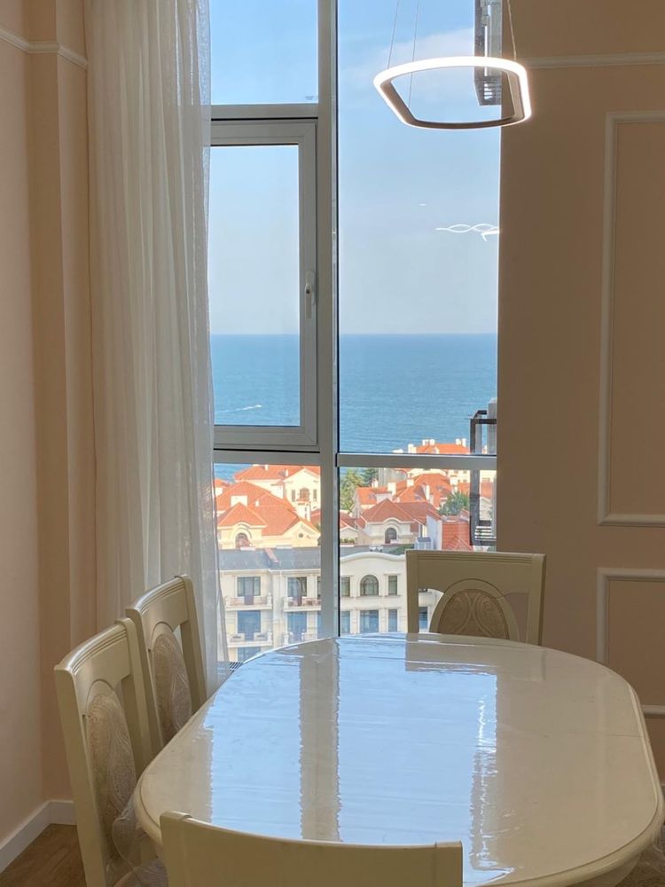 Sea View 2-Bedroom Apartment at French Boulevard, 9th Pearl Complex