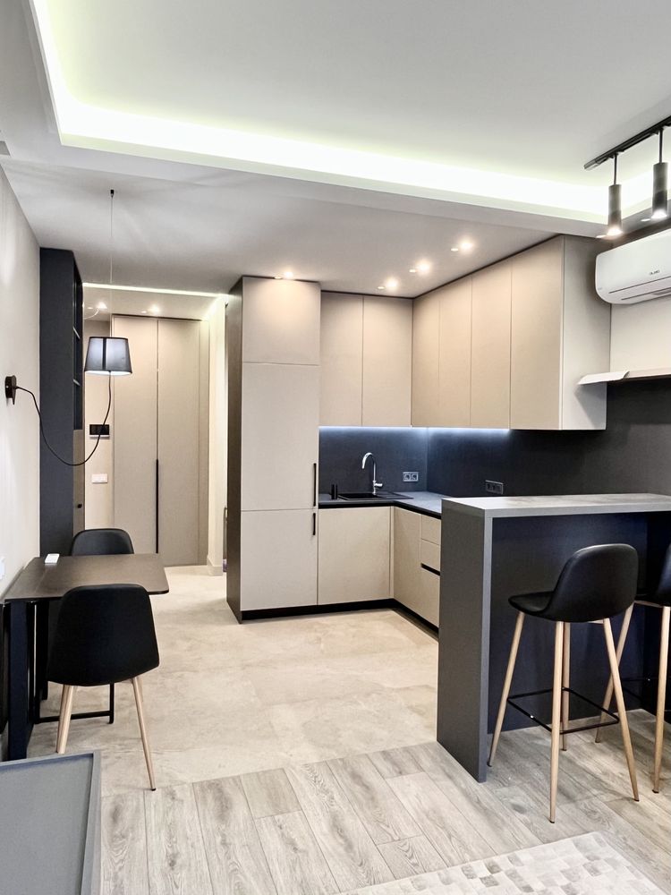 Spacious Euro-style Two-Room Apartment with City View