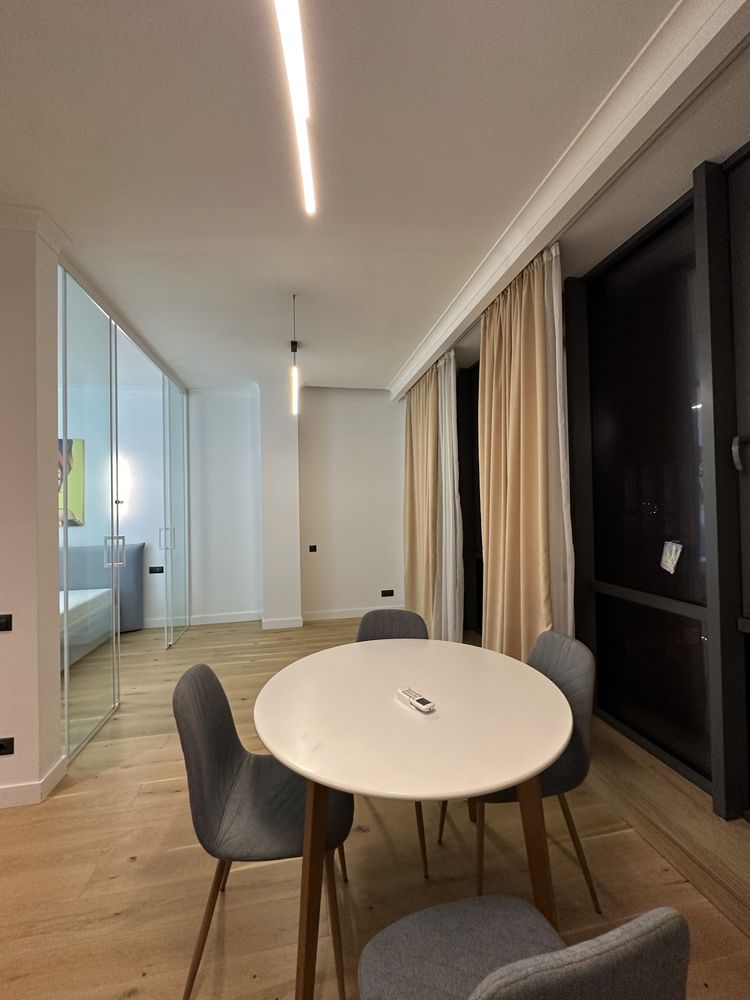 Modern Apartment in Chkalov Tower Complex with City View