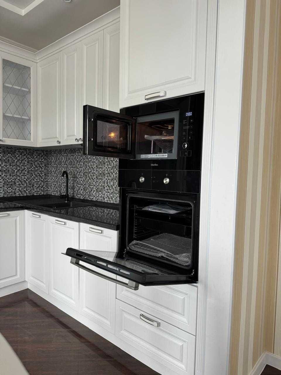 Two-level apartment in Nivki Park complex, near metro, with designer renovation
